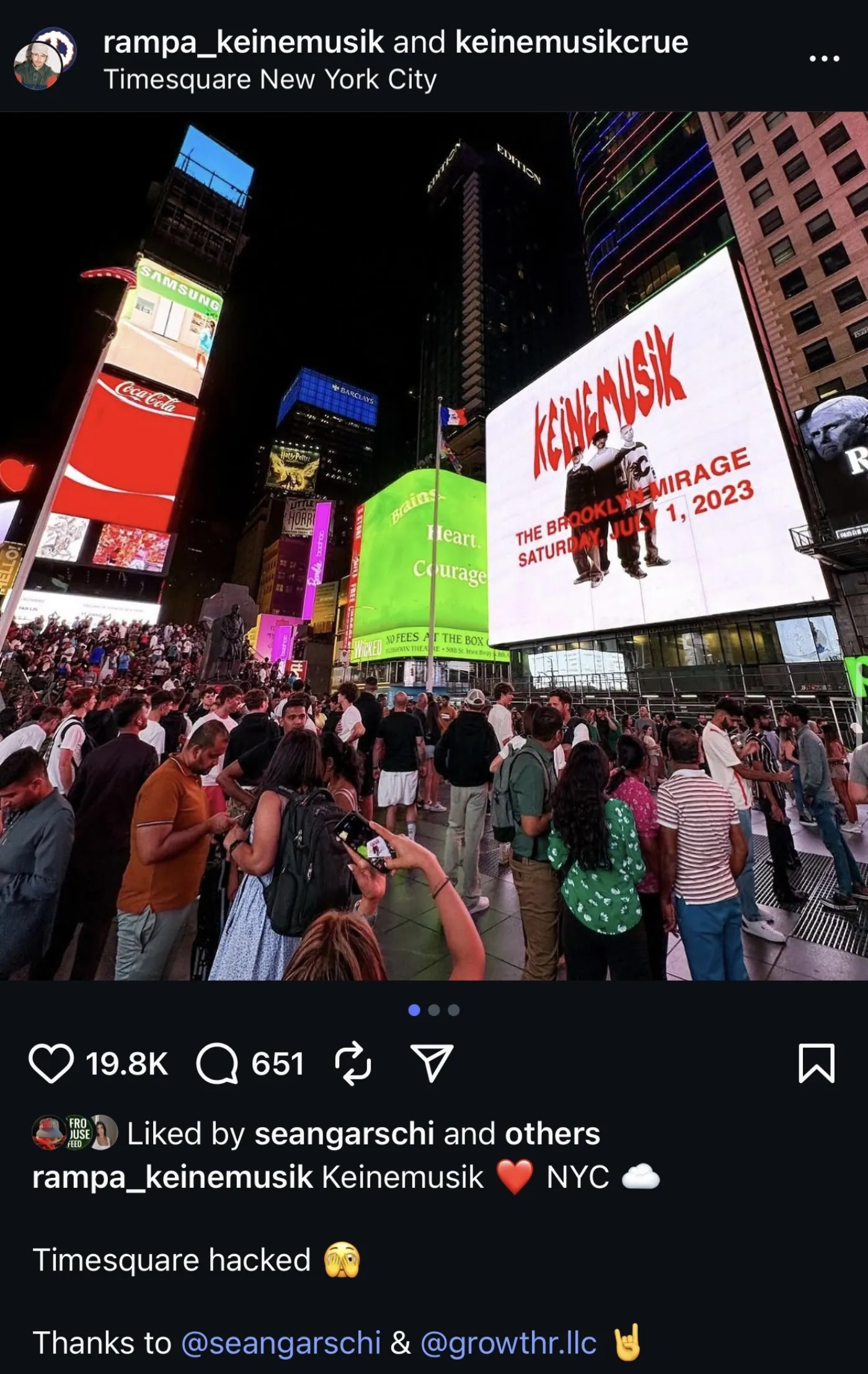 Keinemusik Times Square